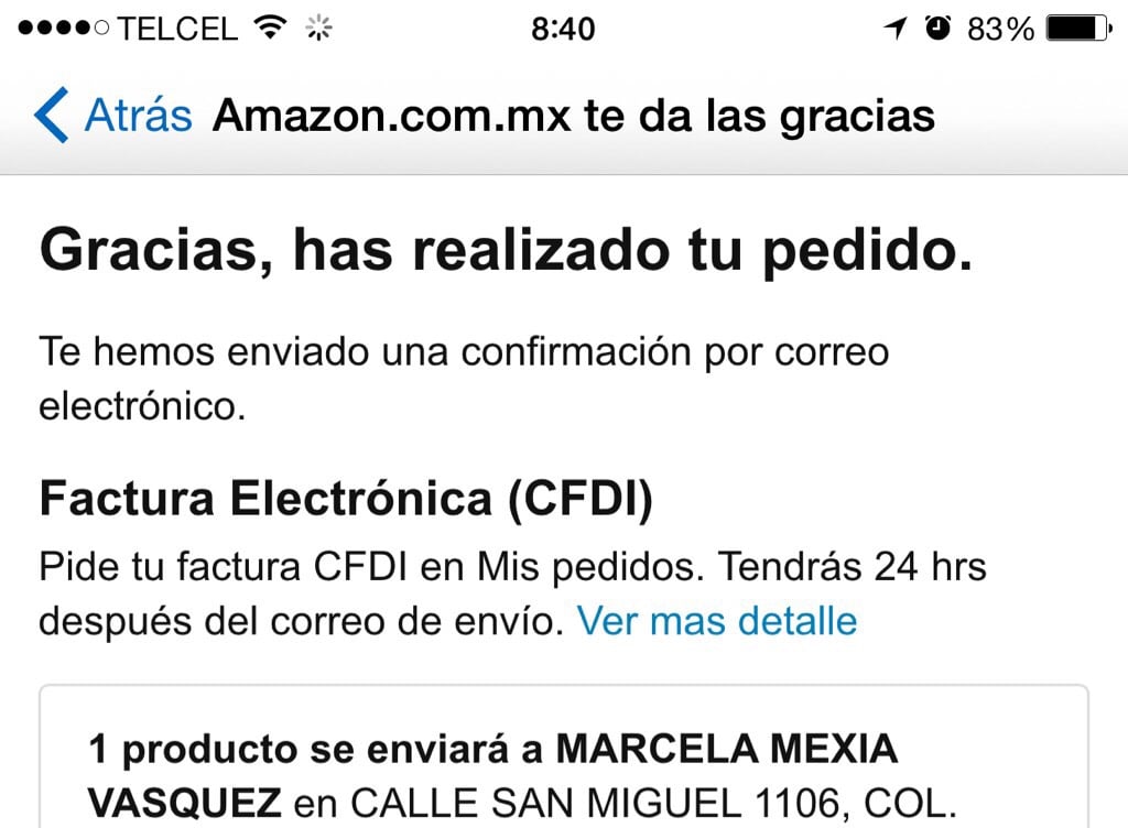 En Amazon se puede solicitar factura.