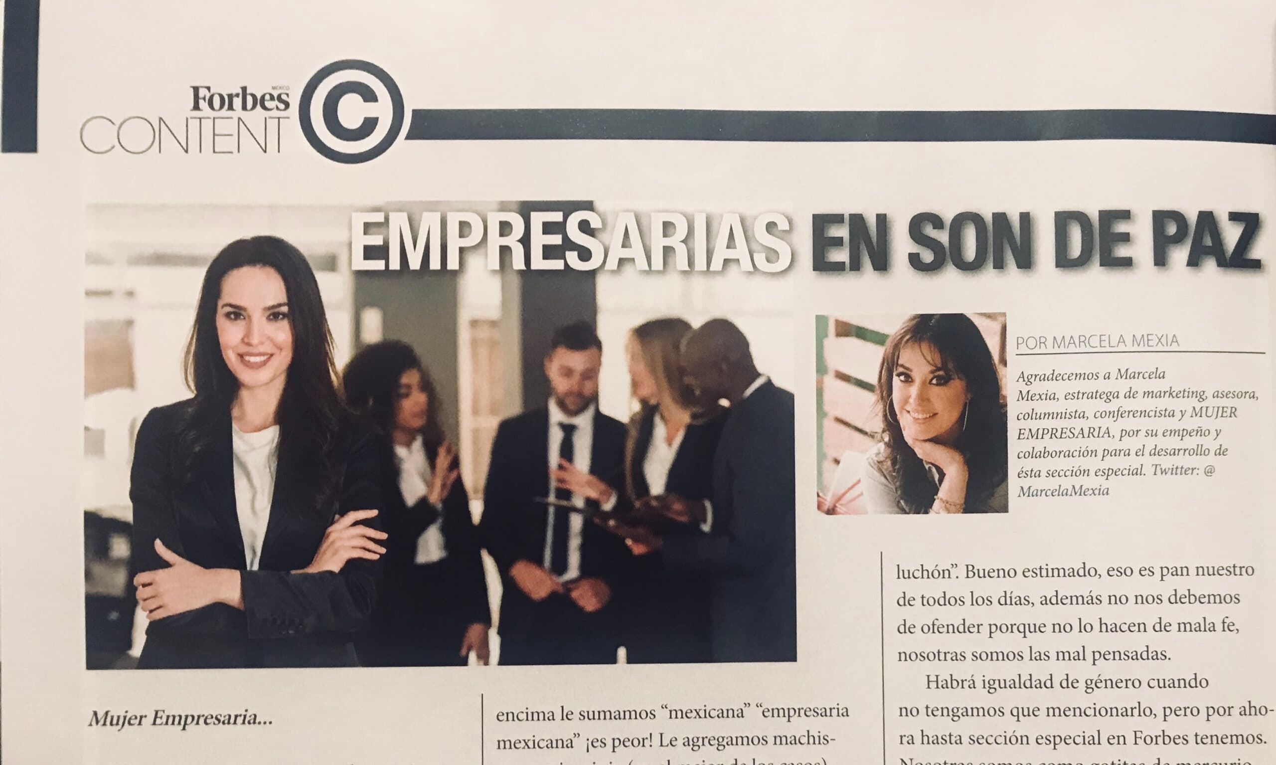 Empresarias en son de paz – Forbes Content